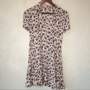 Free People Floral Collared Summer Dress